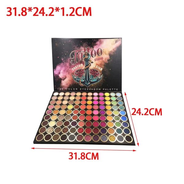 108 Color Eyeshadow Palette Highly Pigmented & Sweatproof 108 Color Eyeshadow Palette Highly Pigmented & Sweatproof