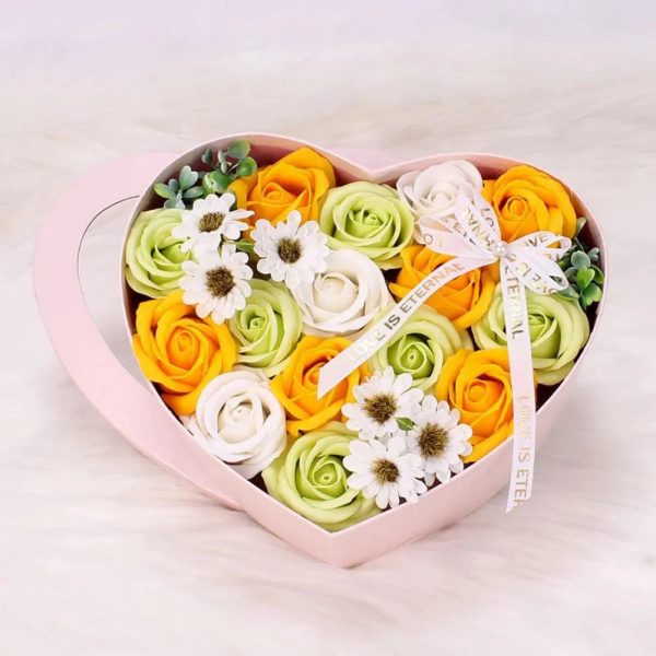 13Pcs Heart Shape Rose Gift Box