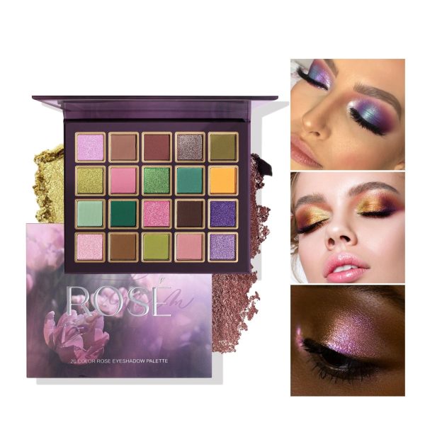 20 Colors Rose Eyeshadow Palette Rich Pigmented Shades For Stunning Eye Makeup Looks 20 Colors Rose Eyeshadow Palette Rich Pigmented Shades For Stunning Eye Makeup Looks