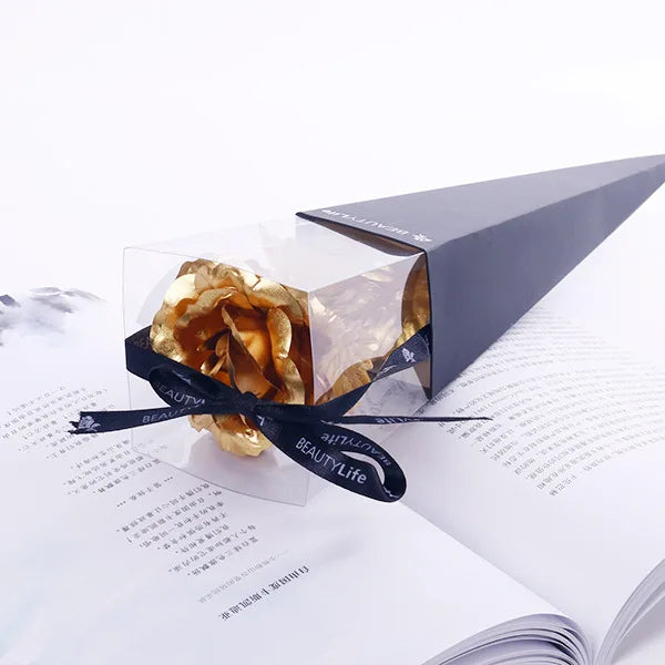 24K Gold Foil Rose Gift Set for Valentine’s Day Love 24K Gold Foil Rose Gift Set for Valentine’s Day Love