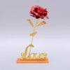 24K Gold Rose Flower for Valentine's Day and Gifts 24K Gold Rose Flower for Valentine's Day and Gifts