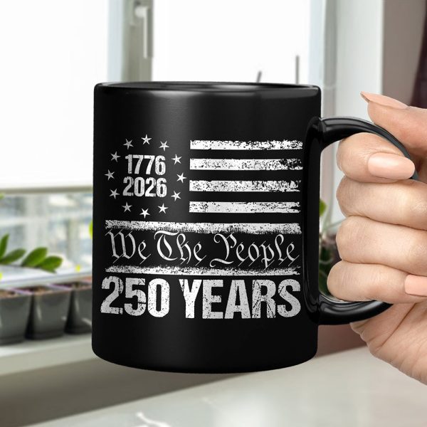 250 Years USA 250th Birthday 1776-2026 Eagle Flag Black Mug HO82 894578 250 Years USA 250th Birthday 1776-2026 Eagle Flag Black Mug HO82 894578