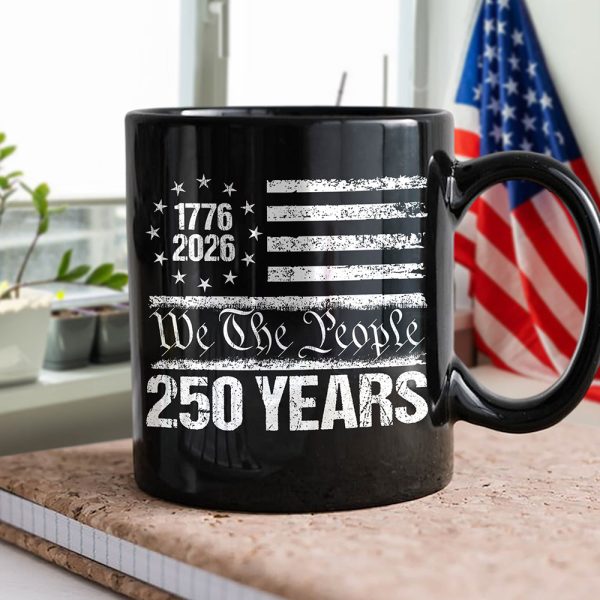 250 Years USA 250th Birthday 1776-2026 Eagle Flag Black Mug HO82 894578 250 Years USA 250th Birthday 1776-2026 Eagle Flag Black Mug HO82 894578