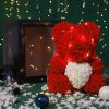 25cm Artificial Rose Teddy Bear with Decorative Light 25cm Artificial Rose Teddy Bear with Decorative Light