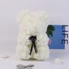 25cm Artificial Rose Teddy Bear with Decorative Light 25cm Artificial Rose Teddy Bear with Decorative Light