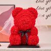 25cm Artificial Rose Teddy Bear with Decorative Light 25cm Artificial Rose Teddy Bear with Decorative Light