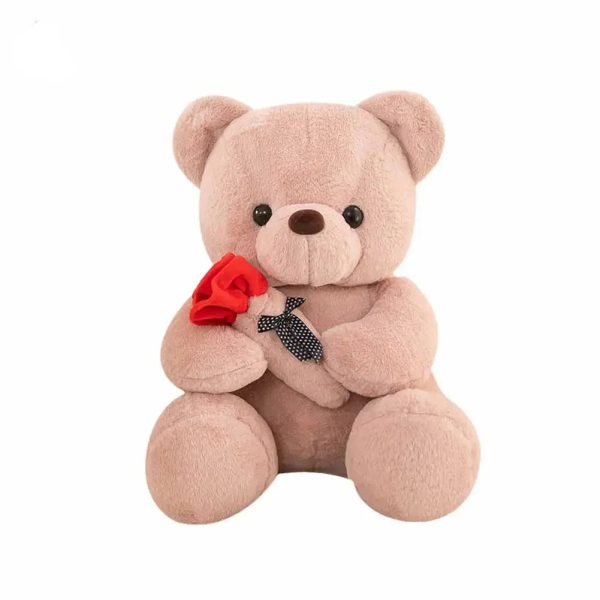 25cm Rose Teddy Bear Plush Toy Romantic Gift for Valentine's Day 25cm Rose Teddy Bear Plush Toy Romantic Gift for Valentine's Day