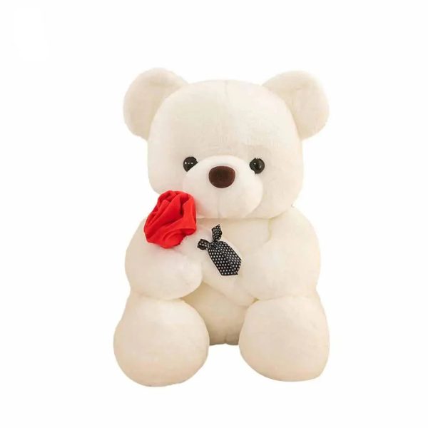 25cm Rose Teddy Bear Plush Toy Romantic Gift for Valentine's Day 25cm Rose Teddy Bear Plush Toy Romantic Gift for Valentine's Day