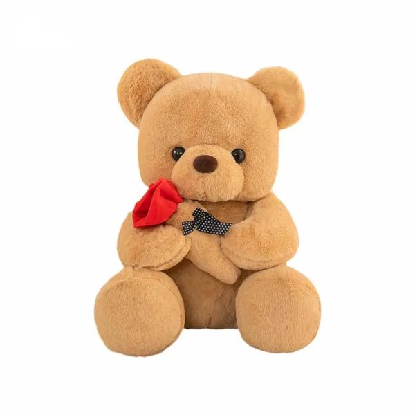 25cm Rose Teddy Bear Plush Toy Romantic Gift for Valentine's Day 25cm Rose Teddy Bear Plush Toy Romantic Gift for Valentine's Day
