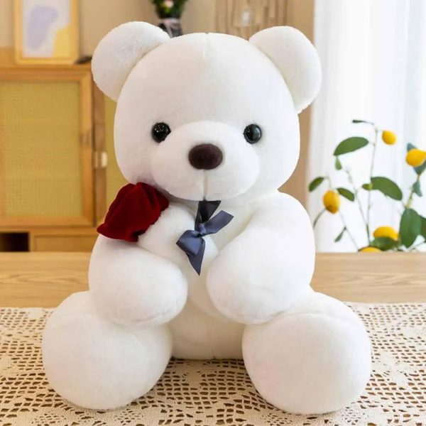 25cm Rose Teddy Bear Plush Toy Romantic Gift for Valentine's Day 25cm Rose Teddy Bear Plush Toy Romantic Gift for Valentine's Day