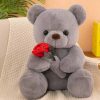 25cm Rose Teddy Bear Plush Toy Romantic Gift for Valentine's Day 25cm Rose Teddy Bear Plush Toy Romantic Gift for Valentine's Day