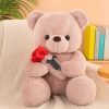 25cm Rose Teddy Bear Plush Toy Romantic Gift for Valentine's Day 25cm Rose Teddy Bear Plush Toy Romantic Gift for Valentine's Day