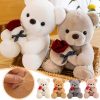 25cm Rose Teddy Bear Plush Toy Romantic Gift for Valentine's Day 25cm Rose Teddy Bear Plush Toy Romantic Gift for Valentine's Day