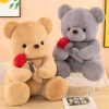 25cm Rose Teddy Bear Plush Toy Romantic Gift for Valentine's Day 25cm Rose Teddy Bear Plush Toy Romantic Gift for Valentine's Day