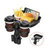 3 In 1 Adjustable Car Cup Tray With Phone Holder 3 In 1 Adjustable Car Cup Tray With Phone Holder