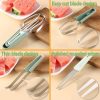 3-in-1 Stainless Steel Watermelon Cutter & Fork 3-in-1 Stainless Steel Watermelon Cutter & Fork