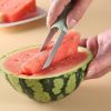 3-in-1 Stainless Steel Watermelon Cutter & Fork 3-in-1 Stainless Steel Watermelon Cutter & Fork