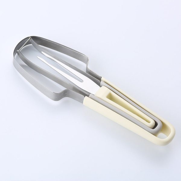 3-in-1 Stainless Steel Watermelon Cutter & Fork 3-in-1 Stainless Steel Watermelon Cutter & Fork