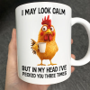 3D Effect Funny Chicken I've Pecked You - Personalized Mug 3D Effect Funny Chicken I've Pecked You - Personalized Mug