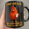 3D Effect Funny Chicken I've Pecked You - Personalized Mug 3D Effect Funny Chicken I've Pecked You - Personalized Mug