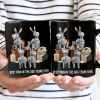 3D Effect Funny Donkey Coworkers Best Team Ever - Personalized Mug 3D Effect Funny Donkey Coworkers Best Team Ever - Personalized Mug
