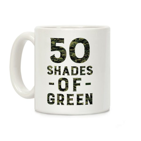 50 Shades of Green Coffee Mug 50 Shades of Green Coffee Mug
