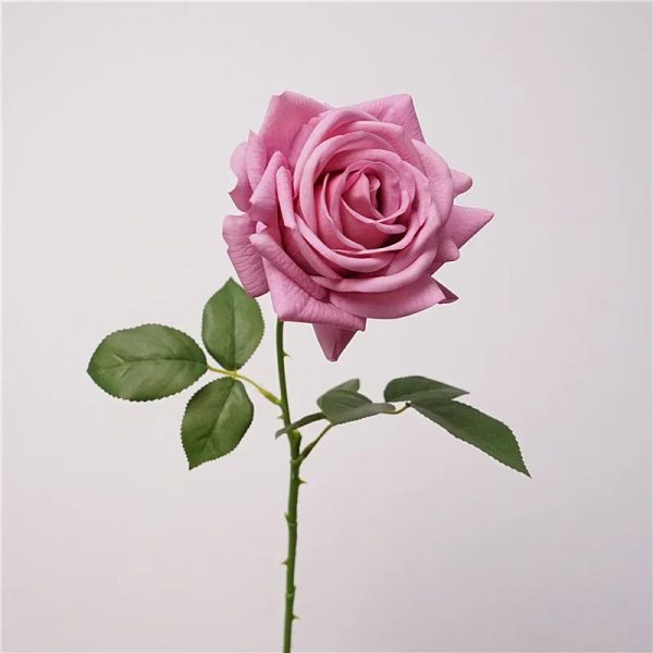 5Pc Real Touch Rose Artificial Flowers Moisturizing Silk Roses for Wedding and Home Decor 5Pc Real Touch Rose Artificial Flowers Moisturizing Silk Roses for Wedding and Home Decor