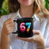 67 Ice Cream Drip Personalized Mug, Six Seven Colorful Sprinkles Meme Gift with Custom Name 67 Ice Cream Drip Personalized Mug, Six Seven Colorful Sprinkles Meme Gift with Custom Name