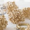 6pcs Gold Dried Hydrangea Flowers Luxury Artificial Decor for Home and Events 6pcs Gold Dried Hydrangea Flowers Luxury Artificial Decor for Home and Events