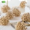 6pcs Gold Dried Hydrangea Flowers Luxury Artificial Decor for Home and Events 6pcs Gold Dried Hydrangea Flowers Luxury Artificial Decor for Home and Events