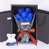 7-Head Rose Bouquet with Little Bear Gift Box – Handmade Gift for Valentine’s Day, Mother’s Day, or Birthday