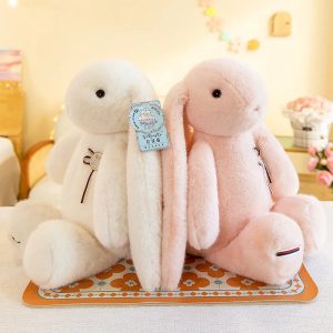 70cm Large Long Ear Rabbit Plush Toy Soft Bunny Stuffed Animal Pillow for Kids