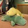 80cm Dinosaur Plush – Soft Cartoon Crocodile Pillow for Kids