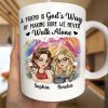 A Friend Is God's Way Besties - Personalized Mug A Friend Is God's Way Besties - Personalized Mug