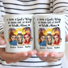 A Friend Is God's Way Besties - Personalized Mug A Friend Is God's Way Besties - Personalized Mug