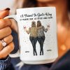 A Friend Is God's Way Personalized White Ceramic Mug for Best Friends A Friend Is God's Way Personalized White Ceramic Mug for Best Friends