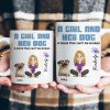 A Girl And Her Dog A Bond That Can't Be Broken - Personalized Mug A Girl And Her Dog A Bond That Can't Be Broken - Personalized Mug
