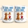 A Girl and Her Dogs" Personalized Mug, Special Gift for Pet Lovers, Perfect Dog Companion Bond Cup A Girl and Her Dogs" Personalized Mug, Special Gift for Pet Lovers, Perfect Dog Companion Bond Cup