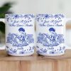 A Girl Who Loves Books Toile De Jouy - Personalized Mug A Girl Who Loves Books Toile De Jouy - Personalized Mug