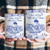 A Girl Who Loves Books Toile De Jouy - Personalized Mug A Girl Who Loves Books Toile De Jouy - Personalized Mug
