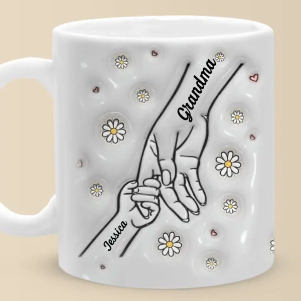A Mother's Arms Are Made Of Tenderness - Family Personalized Custom 3D Inflated Effect Printed Mug - Mother's Day, Gift For Mom, Grandma A Mother's Arms Are Made Of Tenderness - Family Personalized Custom 3D Inflated Effect Printed Mug - Mother's Day, Gift For Mom, Grandma