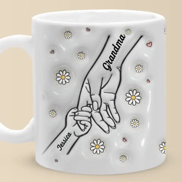 A Mother's Arms Are Made Of Tenderness - Family Personalized Custom 3D Inflated Effect Printed Mug - Mother's Day, Gift For Mom, Grandma A Mother's Arms Are Made Of Tenderness - Family Personalized Custom 3D Inflated Effect Printed Mug - Mother's Day, Gift For Mom, Grandma