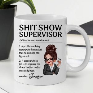 A Problem Solving Expert Personalized Mug, Funny Gift For Colleagues, Coworkers, Work Friends, Work Besties