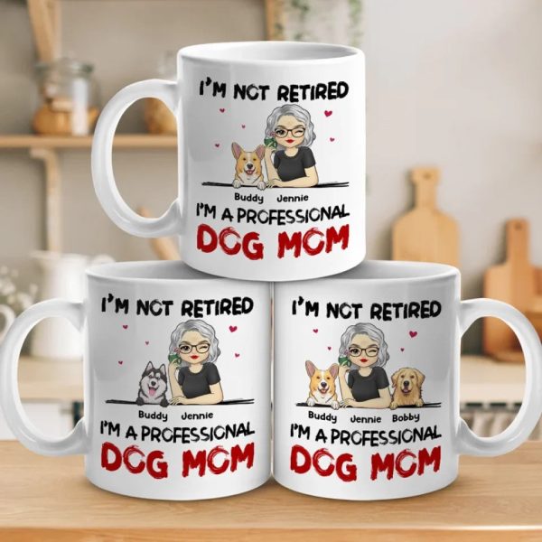 A Professional Dog Mom - Dog Personalized Custom Mug - Appreciation, Retirement Gift For Coworkers, Work Friends, Colleagues, Family Members, Pet Owners, Pet Lovers A Professional Dog Mom - Dog Personalized Custom Mug - Appreciation, Retirement Gift For Coworkers, Work Friends, Colleagues, Family Members, Pet Owners, Pet Lovers