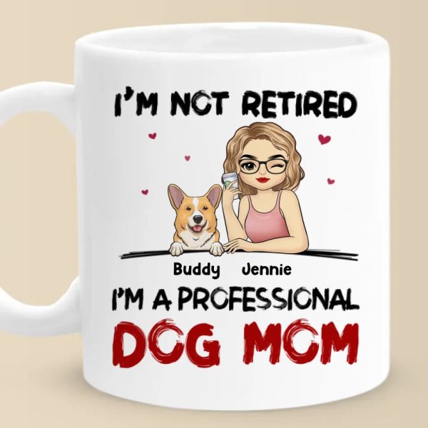 A Professional Dog Mom - Dog Personalized Custom Mug - Appreciation, Retirement Gift For Coworkers, Work Friends, Colleagues, Family Members, Pet Owners, Pet Lovers A Professional Dog Mom - Dog Personalized Custom Mug - Appreciation, Retirement Gift For Coworkers, Work Friends, Colleagues, Family Members, Pet Owners, Pet Lovers