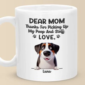 A Special Thanks From Your Fur Baby - Dog Personalized Custom Mug - Gift For Pet Owners, Pet Lovers