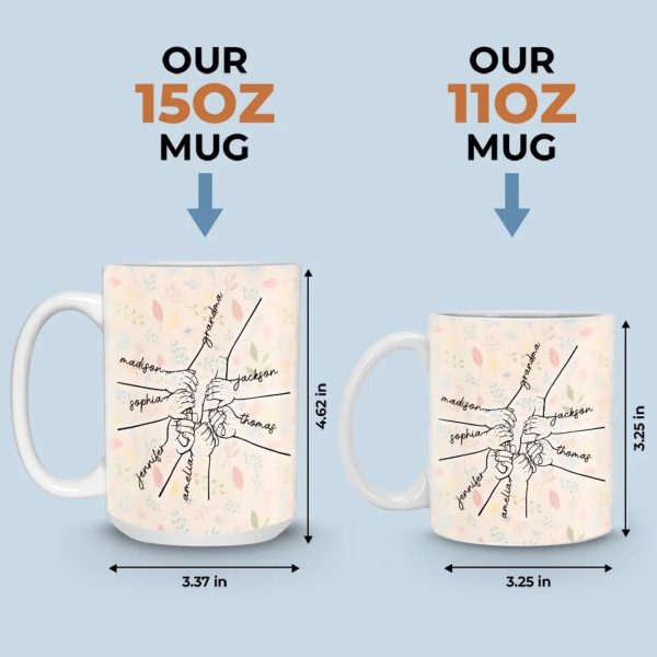 A Sweet Way To Celebrate The Bonds That Hold You Together - Family Personalized Custom Mug - Mother's Day Gift For Mom, Grandma A Sweet Way To Celebrate The Bonds That Hold You Together - Family Personalized Custom Mug - Mother's Day Gift For Mom, Grandma