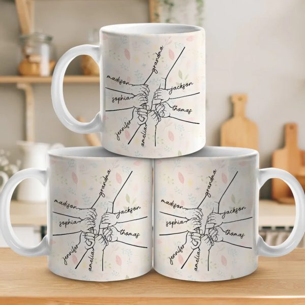 A Sweet Way To Celebrate The Bonds That Hold You Together - Family Personalized Custom Mug - Mother's Day Gift For Mom, Grandma A Sweet Way To Celebrate The Bonds That Hold You Together - Family Personalized Custom Mug - Mother's Day Gift For Mom, Grandma