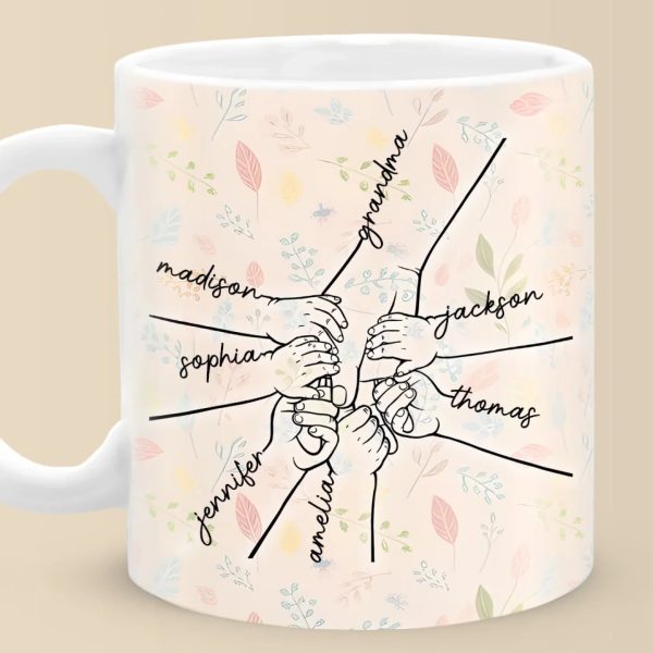 A Sweet Way To Celebrate The Bonds That Hold You Together - Family Personalized Custom Mug - Mother's Day Gift For Mom, Grandma A Sweet Way To Celebrate The Bonds That Hold You Together - Family Personalized Custom Mug - Mother's Day Gift For Mom, Grandma