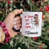 A Tini Bit In Love Dachshund Valentine Personalized Mug, Funny Galentine Gift with Custom Name A Tini Bit In Love Dachshund Valentine Personalized Mug, Funny Galentine Gift with Custom Name